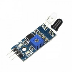 Intelligens autó akadálykerülés-érzékelő modul infravörös érzékelő távolságpár fotoelektromos visszaverődés