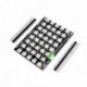 Színes meghajtású LED RGB 40 bites 5 * 8 téglalap alakú WS2812 világítótábla