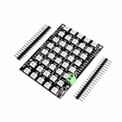 Színes meghajtású LED RGB 40 bites 5 * 8 téglalap alakú WS2812 világítótábla