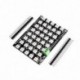 Színes meghajtású LED RGB 40 bites 5 * 8 téglalap alakú WS2812 világítótábla