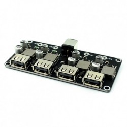 Négycsatornás 12V24V - QC3.0 gyorstöltő modul Egyetlen USB mobiltelefon töltőkártya támogatja az FCP-t