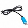 Kék PL2303TA letöltőkábel USB-TTL RS232 modul frissítő modul USB-soros letöltőkábel