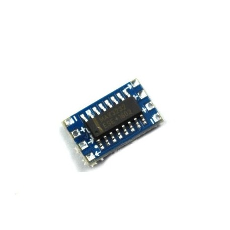 Mini RS232 MAX3232 szint TTL szintű átalakító kártya soros átalakító modul