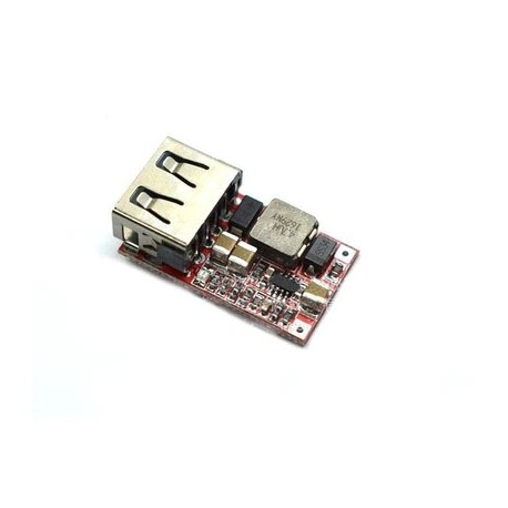 Hatékonyság: 97,5 DC-DC léptető modul 6-24V12V24V - 5V3A autós USB mobiltelefon töltő