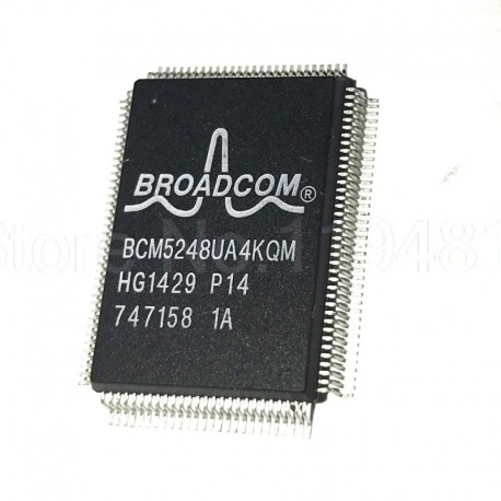 BCM5248 QFP128 5248 PHY 1-CH 8 portos 128 tűs PQFP BCM5248UA4KQMG