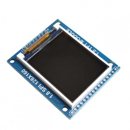 1,8 hüvelykes TFT modul LCD kijelző modul NYÁK hátlapi SPI soros porttal, csak 4 IO