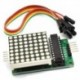 Késztermék MAX7219 pontmátrix modul vezérlő modul egy chipes mikrokomputer kijelző modul