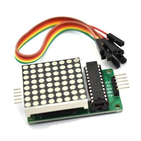 Késztermék MAX7219 pontmátrix modul vezérlő modul egy chipes mikrokomputer kijelző modul