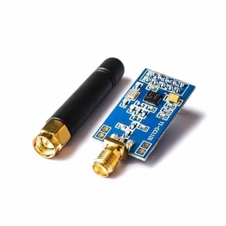 Rendkívül stabil CC1101 vezeték nélküli modul / ipari minőségű külső antenna gazdag rutinokkal