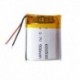 100PCS - 3.7V 500mAh 602530 lítium polimer újratölthető akkumulátor MP3 MP4 GPS játékolvasó tollhoz Smart Watch