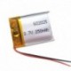 2db - 602025 3,7 V 250 mAh lítium akkumulátorok MP3 MP4 MP5 GPS PSP mobil bluetooth headset hangszóró Li-Po li ion