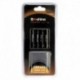 4 darab / tétel Soshine 10440 akkumulátor 3.2V 280mAh LiFePO4 cellás újratölthető AAA akkumulátor 2X akkumulátor