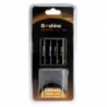 4 darab / tétel Soshine 10440 akkumulátor 3.2V 280mAh LiFePO4 cellás újratölthető AAA akkumulátor 2X akkumulátor