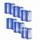 12PCS / tétel Új 9V-os újratölthető Li-ion akkumulátor 880mah akkumulátor 9V-os akkumulátor
