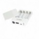 KENTLI multifunkciós power bank multifunkcionális töltő elemlámpával KENTLI AA 1.5V lítium újratölthető