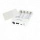 KENTLI multifunkciós power bank multifunkcionális töltő elemlámpával KENTLI AA 1.5V lítium újratölthető