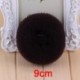 9cm kávé - Divatvarázs alakító fánk hajgyűrű zsemle divat hajformázó eszköz hajformázó kerek stílusú adagoló
