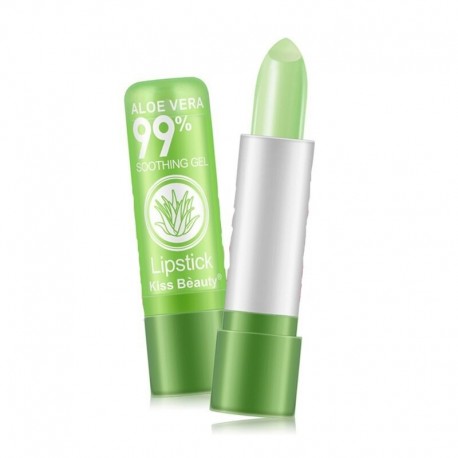 Szín: 01 - Természetes nedvességtartalmú Aloe Vera ajakbalzsam ajkak ápolásának hőmérséklete megváltozott színű