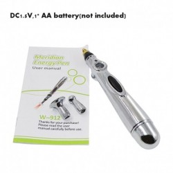 FEKETE - Új elektromos elektronikus akupunktúrás toll lézeres akupunktúrás mágnesterápia gyógyítja a meridián