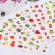1 lap Körömdíszítő matrica - unisex - Égszínkék - XF3114 verzió - Vegyes Halloween mintákkal