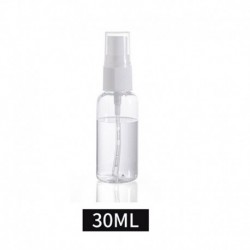 30 ml 50 ml 100 ml átlátszó utazási üres spray palack véletlenszerű színű műanyag porlasztó kis mini üres spray