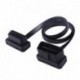 100cm - 30cm / 60cm / 100cm lapos vékony 16 tűs OBD 2 hosszabbító OBD2 16 tűs ELM327 férfi-női adapter könyök OBDII