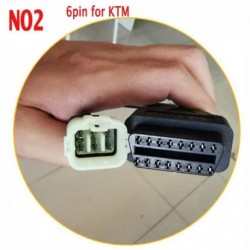 NO2 - Profes EFI National IV motorkerékpár motorhiba-érzékelő adapter OBD2 16Pin - 3PIN / 4PIN / 6PIN átalakító dugó