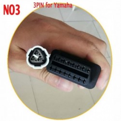 NO3 - Profes EFI National IV motorkerékpár motorhiba-érzékelő adapter OBD2 16Pin - 3PIN / 4PIN / 6PIN átalakító dugó