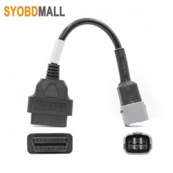 Suzuki motorkerékpár autó diagnosztikai csatlakozó adapter OBD2 anya 16 tűs dugótól 6 érintkezőhöz GSX-R 1000 / 1000R