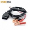 12V DC tápellátás OBD 16PIN dugókábel OBD II jármű ECU sürgősségi kikapcsolási memóriavezetékhez Autójavító