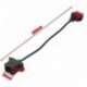Autódiagnosztikai adapter férfi 6 tűs csatlakozó Chrysler / Jeep / Dodge 6 tűs járművekhez, női OBD1 - OBD2 kábel 6