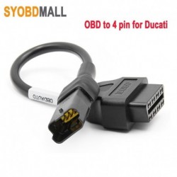 Új OBD2 16 tűs 4 tűs Ducati motorkerékpár 4 tűs férfi port és női 16 tű tűs foglalatú OBD adapter autó
