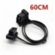obd2 16pin 60CM - OBD2 OBD 16Pin női hosszabbító nyitó kábelautó diagnosztikai interfész csatlakozó OBD II női