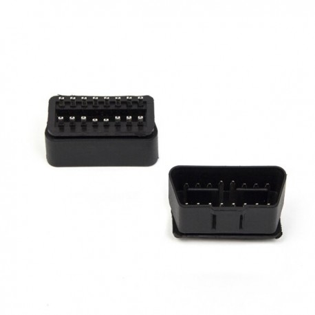 K3 - Többféle garancia OBD2 dugós dugó OBD16-tűs csatlakozó 90 fokos aranyozott derékszögű 12V / 14V dugós adapter