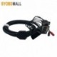 Gépjármű-szkenner 16pin férfi OBD2 kábel átalakítása 4 db DB9 női fejadapter plusz 2 egyenáramú busz diagnosztikai