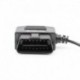 Autós vezetési felvevő feszültségesésű kábele OBD2 16PIN férfi adapter az usb női port dugaszához, veszteségmentes