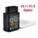 V1.5 - Android rendszerhez Windows MINI ELM327 HHOBD HH OBD Bluetooth OBD2 V2.1 Fekete intelligens autó diagnosztikai eszköz