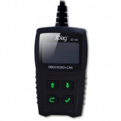 Fekete - JDIAG Jd101 OBD autóérzékelő kódolvasó automatikus számítógépes hibaszkenner Megnézi az 1996 utáni