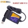 Új ELM327 OBD2 szkenner elm 327 USB v1.5 Bluetooth kódolvasó automatikus diagnosztikai szkenner eszköz a Forscan Automotive
