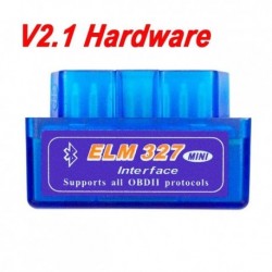 Kék V2.1 - Hot Mini ELM327 Bluetooth V2.1 / V1.5 OBD2 Mini Elm 327 autódiagnosztikai szkenner eszköz ODB2 OBDII protokollok