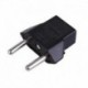 USA - EU átalakító fej USA A típusú nő - EU C típusú férfi utazási csatlakozó adapter Europlug fali adapter Európai