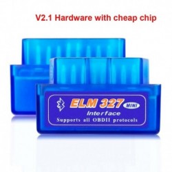 V2.1 Hardver - 10db Super Mini ELM327 V1.5 Bluetooth PIC18F25K80 ELM 327 V 1 5 OBD2 diagnosztikai eszköz támogatás J1850