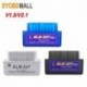 3 szín Mini ELM327 Bluetooth V2.1 / V1.5 OBD2 autódiagnosztikai eszköz ELM 327 Bluetooth Android / Symbian 9 OBDII