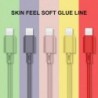 Folyékony szilikon világítás USB kábel iOS mobiltelefon Gyorstöltő adatkábel töltés az iphone -hoz