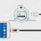 Mobiltelefon fényes adatkábel Android Univerzális USB intelligens mobiltelefon töltőkábel adatkábel