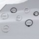 1db divat egyszerű 925 ezüst 6mm 9mm 11mm allergia elleni fülbevaló női ékszer ajándék