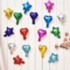 5 hüvelykes tiszta színű szerelem szív csillag lufi esküvői születésnapi party dekorációk légfólia globos Valentin