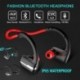 Vezeték nélküli Bluetooth 4.2 fülhallgató Mini zajszűrő fejhallgató nyakpánt Sport 3D sztereó fülhallgató