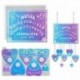 2 PACK szilikon tábla gyanta formák készlet, teljesen 7db alakú epoxi öntőformák gyanta kézműves készítéséhez DIY