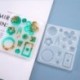 DIY kézzel készített fülbevaló virág függő szilikon forma ékszerkészítő eszközökhöz